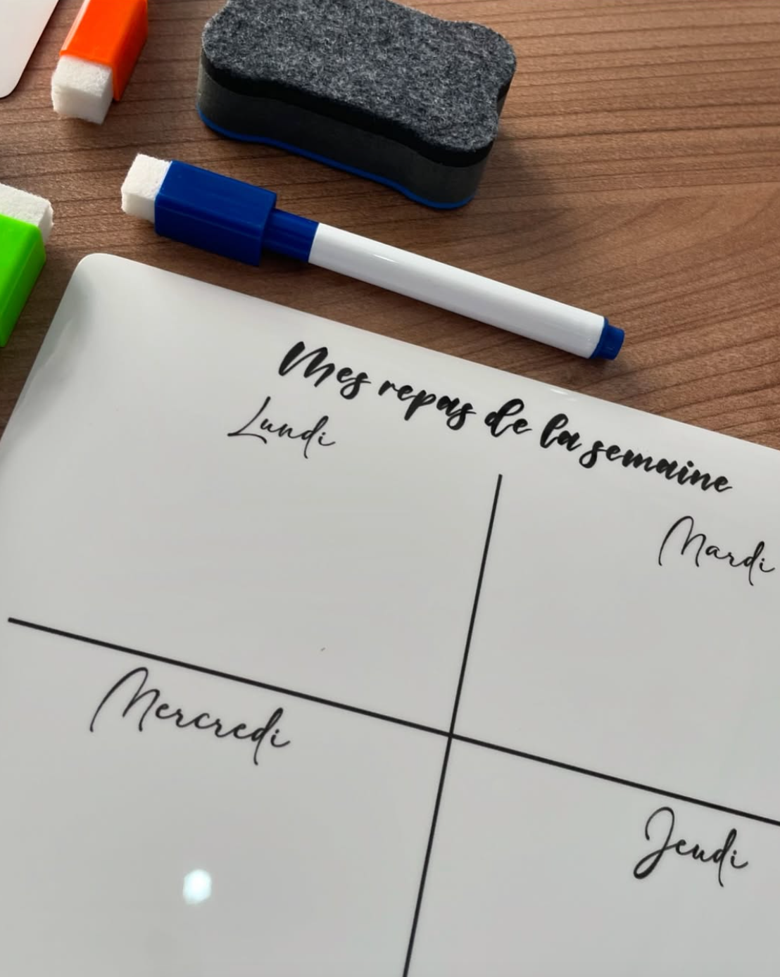Pack Planificateur Magnétique Uniorg — Organisateur Mensuel, Hebdomadaire & Notes