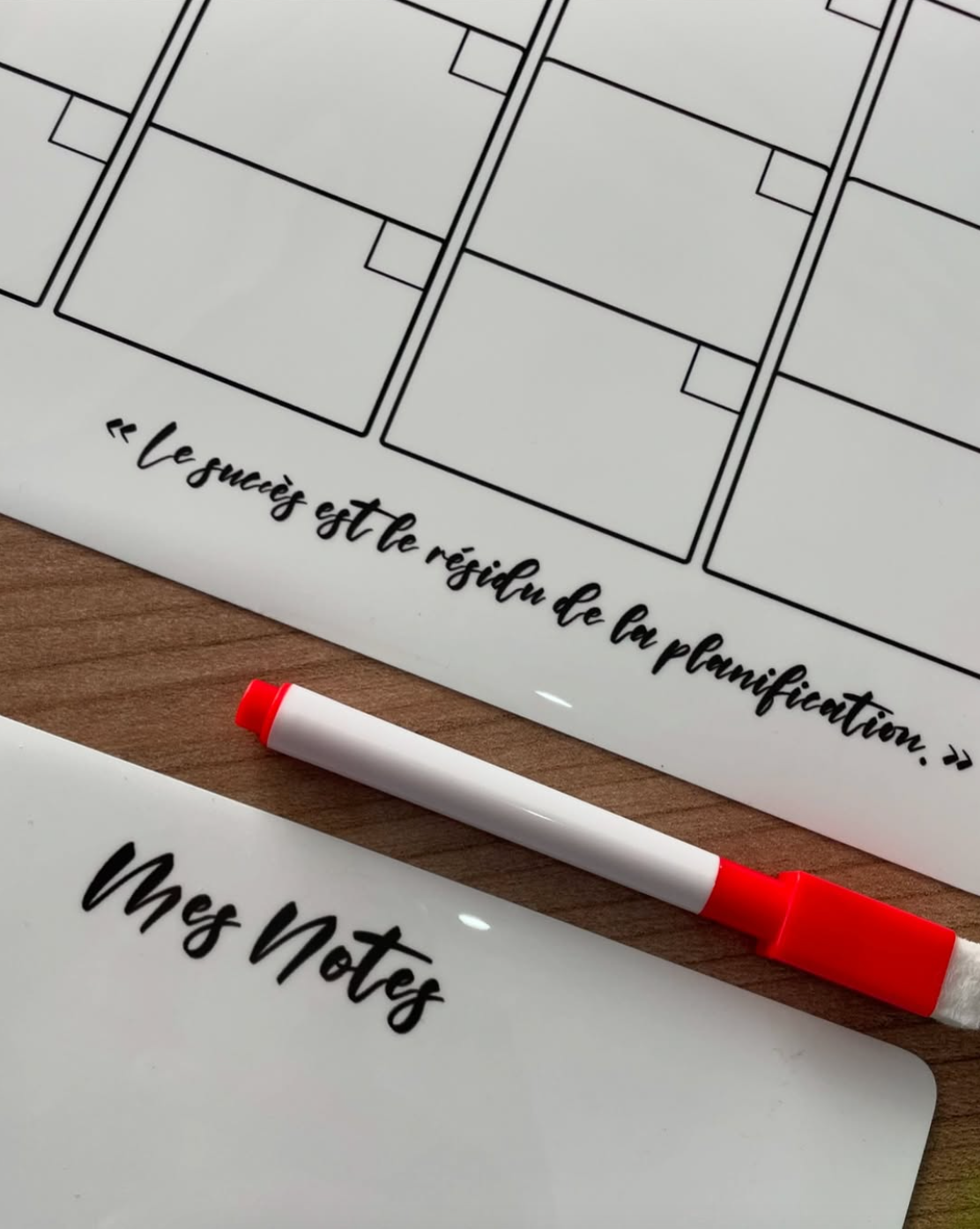 Pack Planificateur Magnétique Uniorg — Organisateur Mensuel, Hebdomadaire & Notes